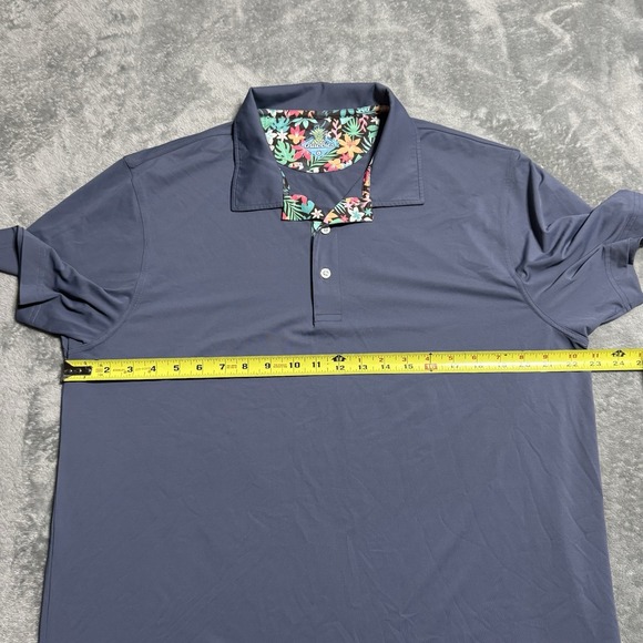 Chubbies The Weekend Polo Size‎ L in Blue Golf Beach Performance Outdoor - Picture 6 of 7